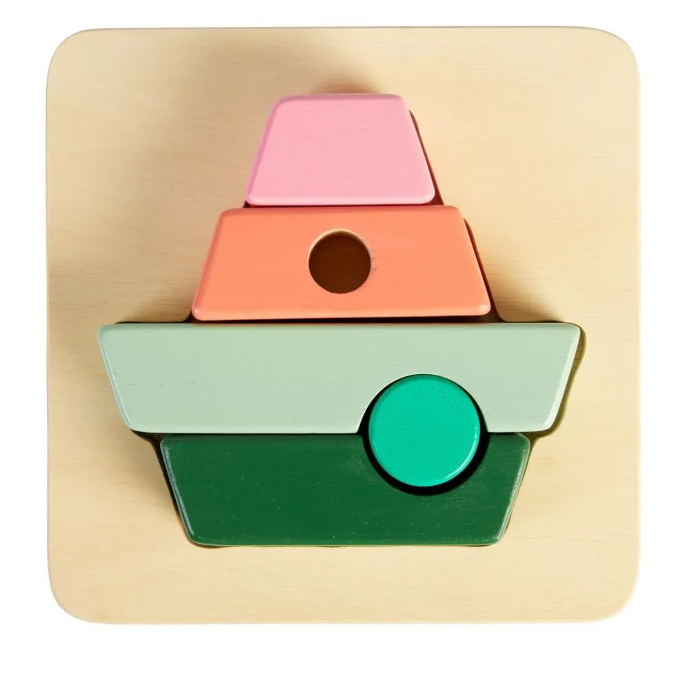 Excellerations® Sustainably Harvested Rubberwood Kids Puzzles