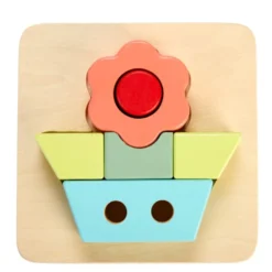 Excellerations® Sustainably Harvested Rubberwood Kids Puzzles