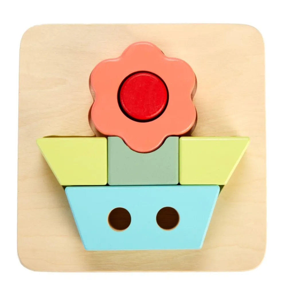 Excellerations® Sustainably Harvested Rubberwood Kids Puzzles