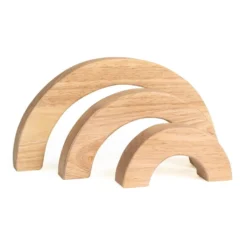 Excellerations® Sustainably Harvested Rubberwood Floor Unit Blocks - Set of 162