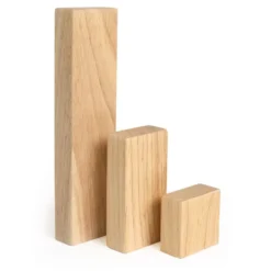 Excellerations® Sustainably Harvested Rubberwood Floor Unit Blocks - Set of 162