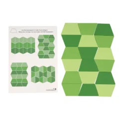 Excellerations® Tessellations Math Activity Set - 114 pieces with Storage