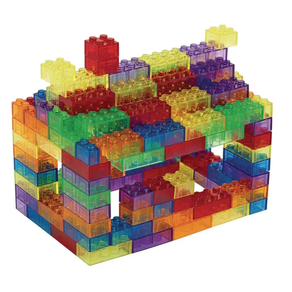 Excellerations® Translucent Standard Building Bricks 810 Pieces