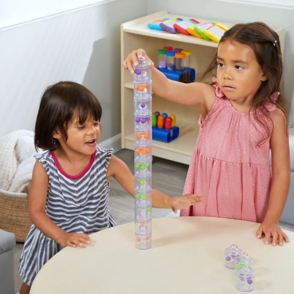 Excellerations® Translucent Counting Stackers - Set of 15