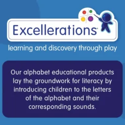 Excellerations® Uppercase Magnetic Letters - 40 Pieces