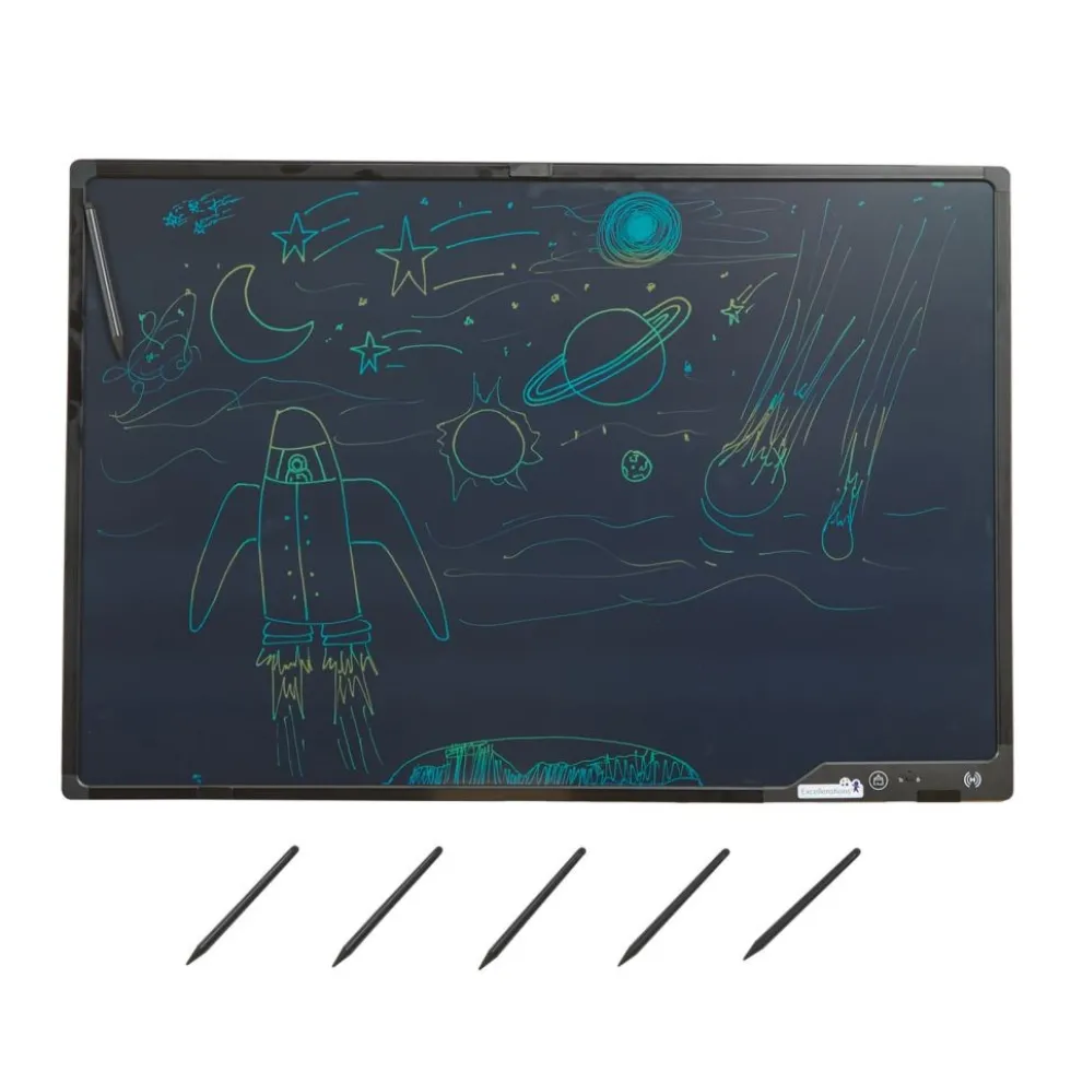Excellerations® WallScribe™ LCD Board + 6 Stylus Pens
