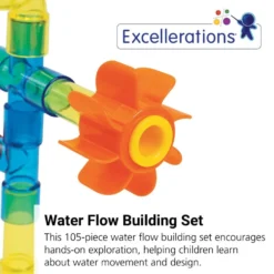 Excellerations® Water Flow & Play Building Set - 105 Pieces