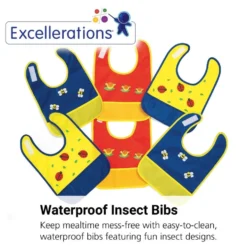 Excellerations® Waterproof Insect Bibs - Set of 6