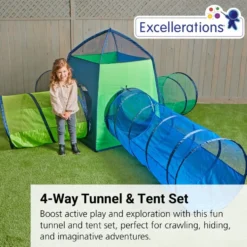 Excellerations® 4 Way Tunnel and Tent Set