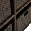 Excellerations® Wicker Shelf with 6 Baskets