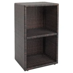 Excellerations® Wicker Shelf with Two Small Baskets
