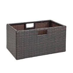 Excellerations® Wicker Shelf with Two Large Baskets