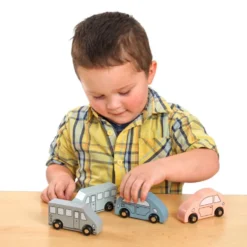 Excellerations® Wooden Cars - Set of 4