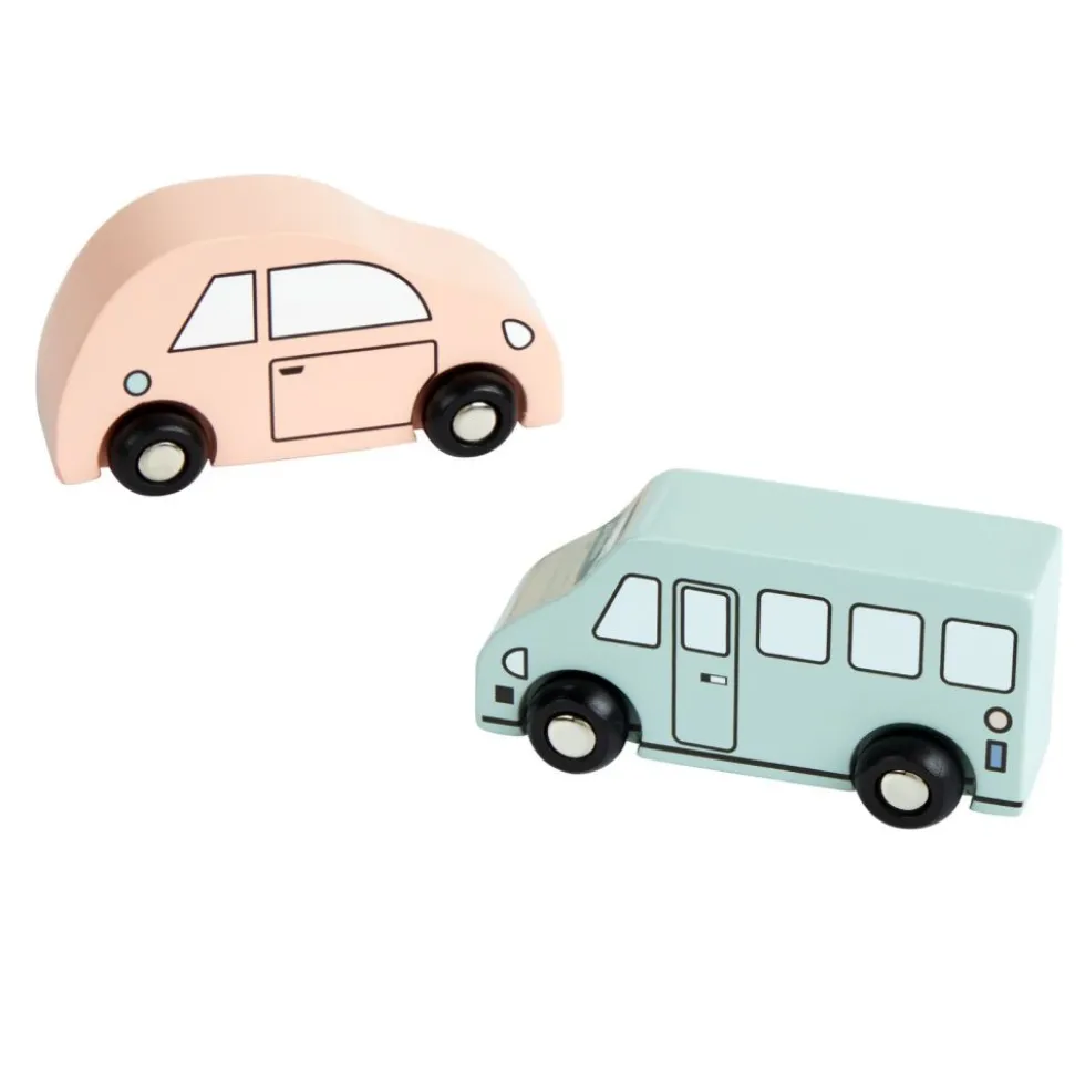 Excellerations® Wooden Cars - Set of 4