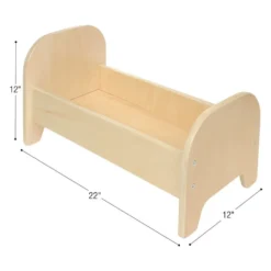 Excellerations® Wooden Doll Bed