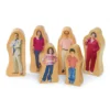 Excellerations® Wooden Photo Blocks Multicultural Families - 28 Pieces