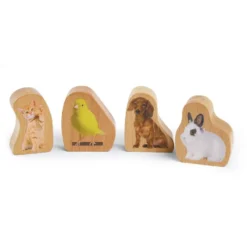 Excellerations® Wooden Photo Blocks Multicultural Families - 28 Pieces