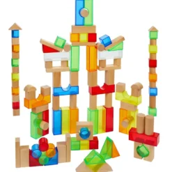 Excellerations® Wood & Light Blocks - 200pcs