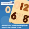 Excellerations® WoodWonders™ Shapes and Numbers Puzzles Natural - Set of 2
