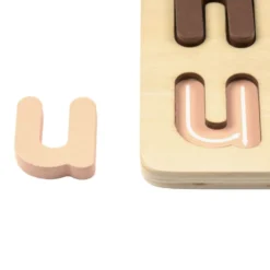 Excellerations® WoodWonders™ Alphabet Puzzles Natural - Set of 2