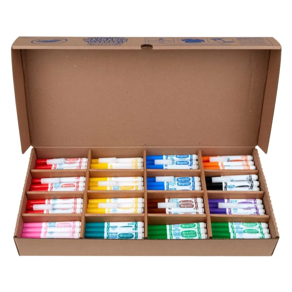 Exclusive Crayola® Smart Color Ultra-Clean Washable® Marker Classpack® - Set of 200 Value Pack