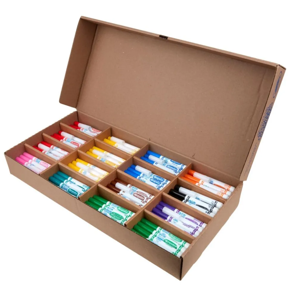 Exclusive Crayola® Smart Color Ultra-Clean Washable® Marker Classpack® - Set of 200 Value Pack