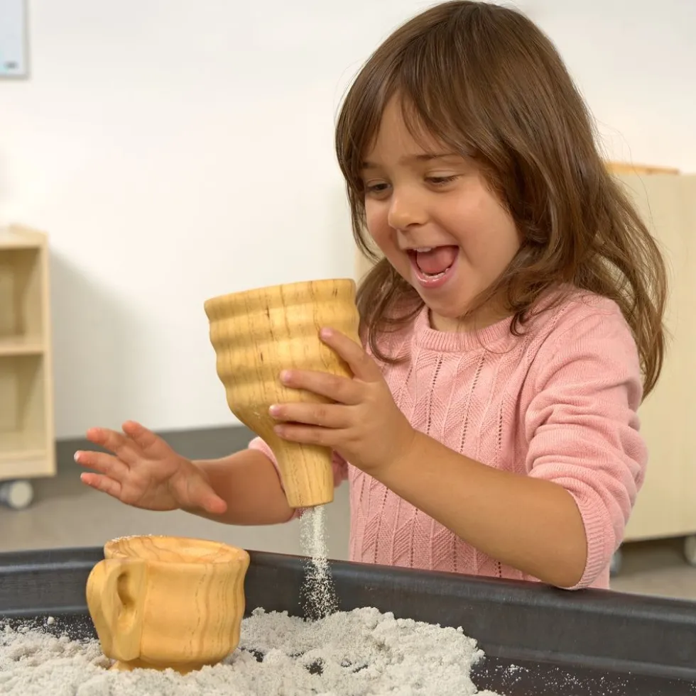 ExploreNook™ Wooden Funnel & Large Cup