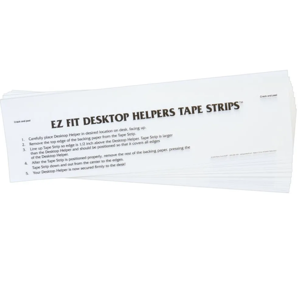 EZ Fit Desktop Helper Tape Strips™ - Set of 36