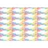 EZ Stick Nameplates Rainbow Building Blocks - 24 nameplates
