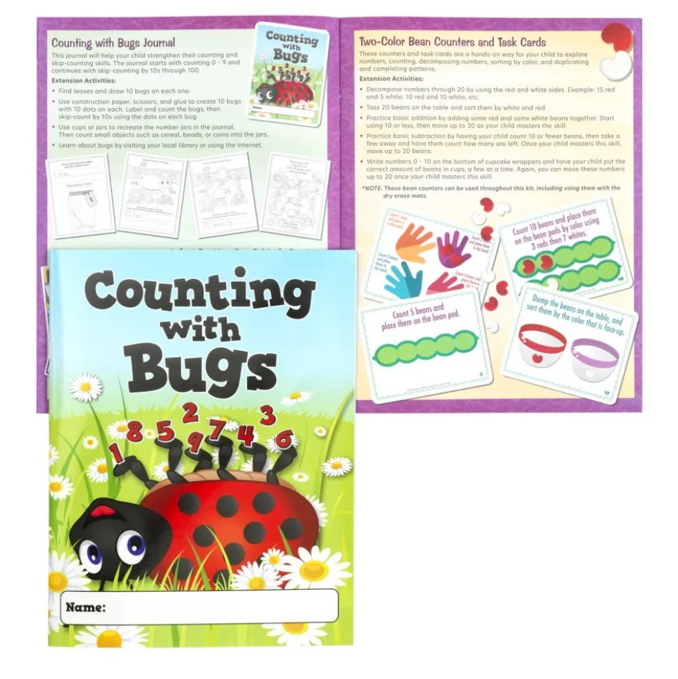 Family Engagement Math - Practice, Solve & Play Pack - PreK