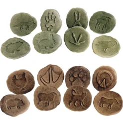Farmyard and Woodland Footprint Stones