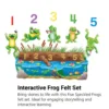 Five Speckled Frogs Felt Set