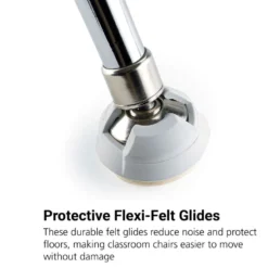 Flexi-Felt® Glides - 100pk - 1/2"H or More Swivel