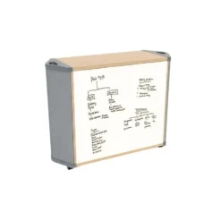 Flowform® Straight Storage with Whiteboard Back Panel