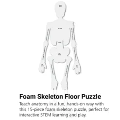Foam Skeleton Floor Puzzle - 15 Pieces
