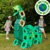 Giant Polydron Dinosaur Construction Set - 130pcs
