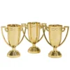 8 GOLD TROPHY CUPS