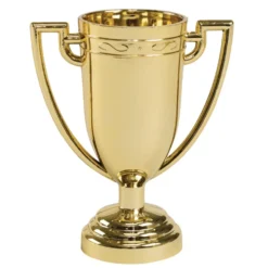 8 GOLD TROPHY CUPS
