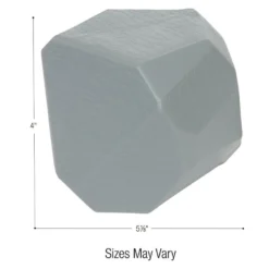 Grey Bioplastic Boulders - Set of 20