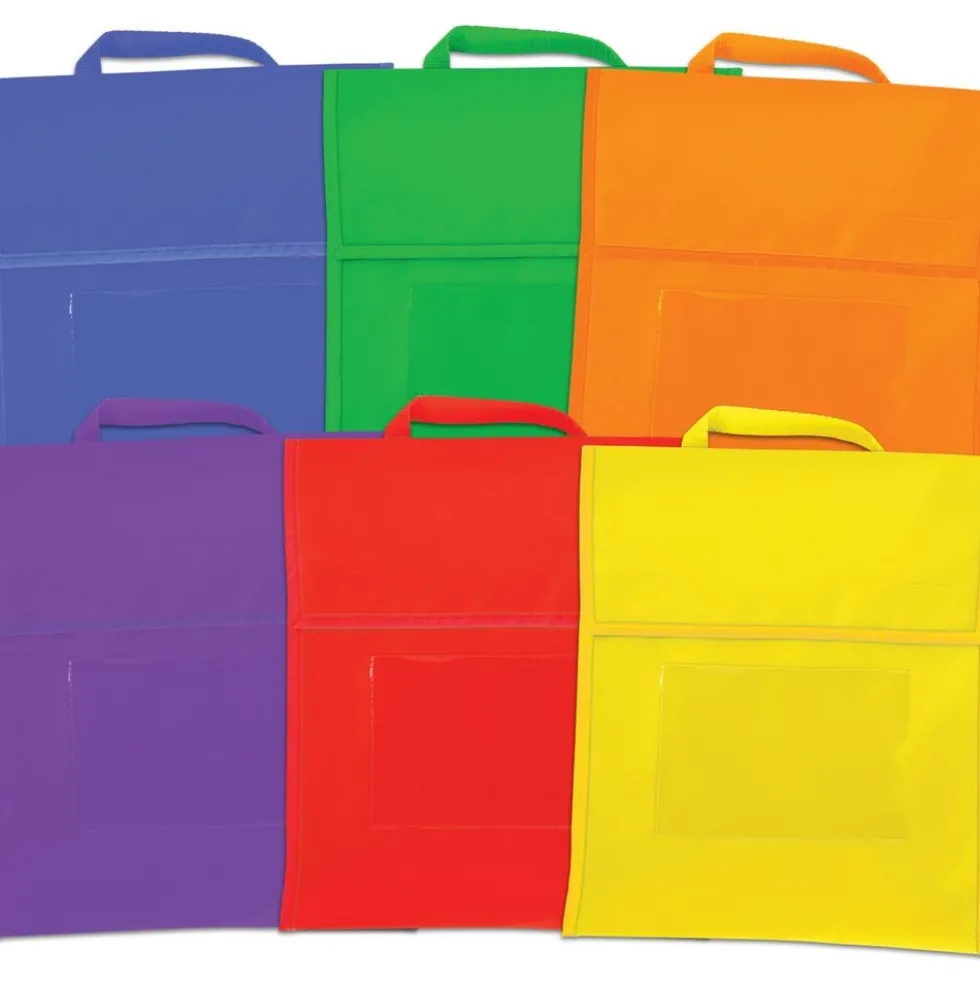 Group-Color Book Pouches - 6 Colors