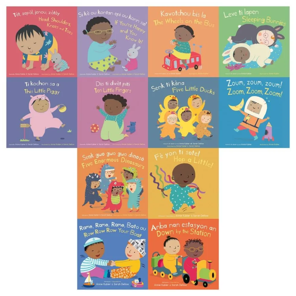 Haitian Creole Board Books Complete Set - 12 books
