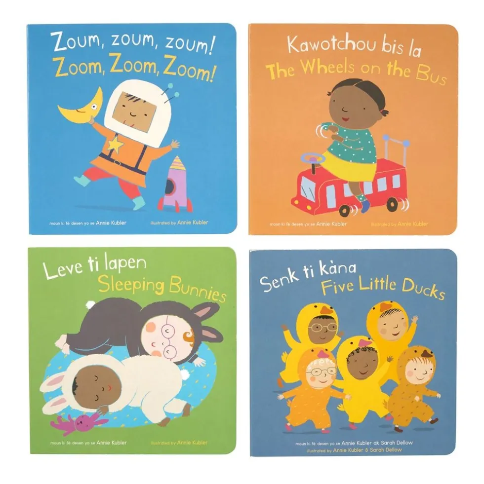 Haitian Creole Board Books Set 2 - 4 books
