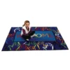 Hands Together Welcome 4' x 6' Rectangle Kids Value Carpet
