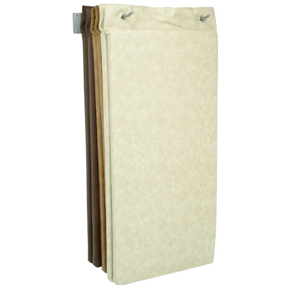 Hanging Rest Mats with Wall Mount Distressed, 6-Piece - Distressed Assorted