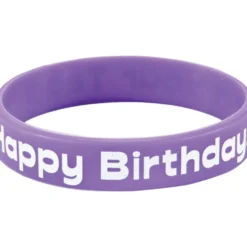 Happy Birthday From Your Teacher Silicone Bracelets - 24 bracelets