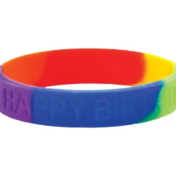 Happy Birthday! Silicone Bracelets - 24 bracelets