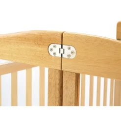 Hardwood Compact Folding Clear View Crib