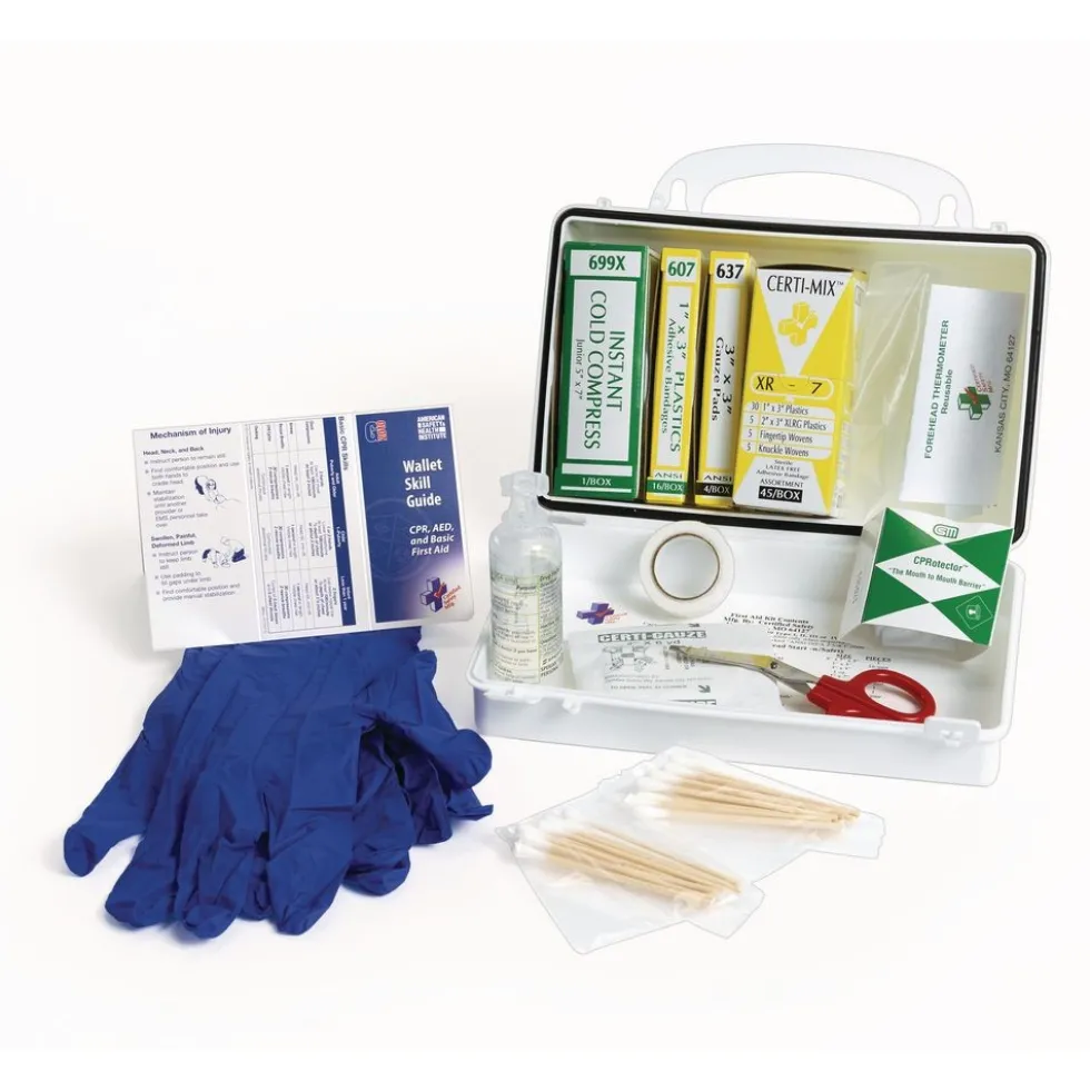 Head Start First Aid Hard Case Kit - 72 Pieces