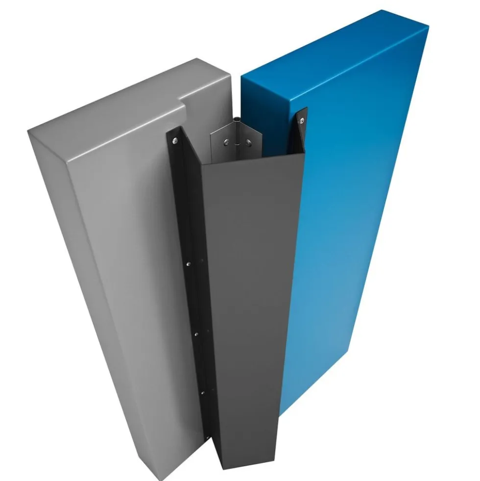 79"h Finger Shield Door Protection Pack - Black, 10 sets