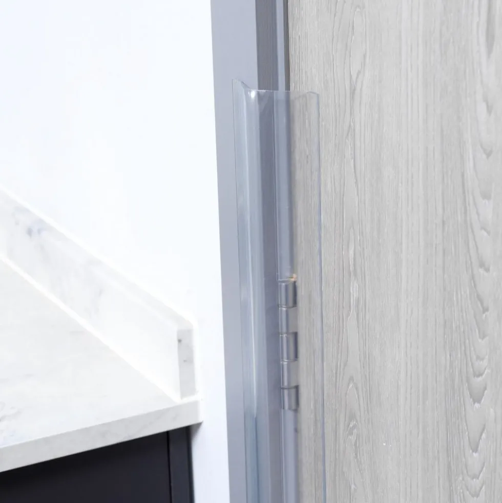 46"h Finger Shield Door Protection Pack - Clear, 1 set